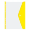 The Blue Box A4 Carry Folders With Stud 140 Micron Assorted 10s