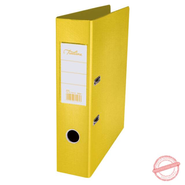 Treeline A4 Lever Arch File Polyprop 70mm Yellow