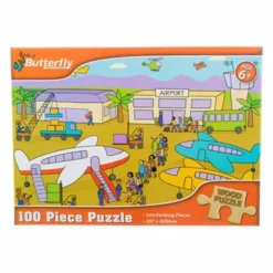 Wooden Puzzle 100 Piece - Assorted Designs (1)