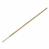 Artist Paint Brushes Long Handle Synthetic Flat Set Sizes 1-12
