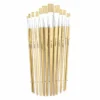 Artist Paint Brush Long Handle Synthetic Round Size 1