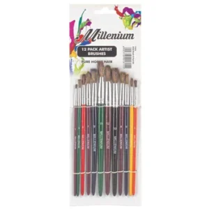 Artist Paint Brushes Small Horse Hair Set Sizes 1-12