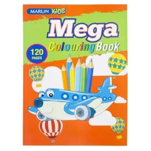 Marlin Kids Newsprint Mega Colouring Book 120 Pages-a
