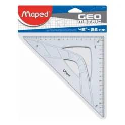 242426-Maped Set Square Geo Metric 45 Degree 26cm