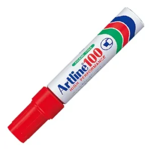 Artline EK100 Chisel Point Industrial Marker 7.5mm Red