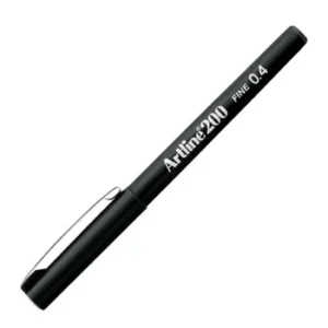 Artline EK200 Fineliner Writing Pen 0.4mm Black