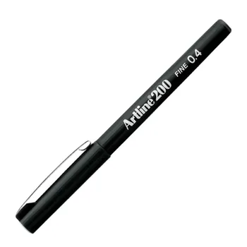 Artline EK200 Fineliner Writing Pen 0.4mm Black