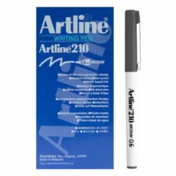 Artline EK210 Fineliner Writing Pen 0.6mm Black - Box 12 (4)