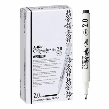 Artline EK242 Calligraphy Writing Pen 2.0mm Black - Box 12