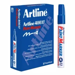 Artline EK400 Medium Point Paint Marker 2.3mm Blue - Box 12
