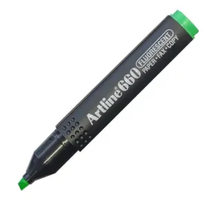Artline EK660 Fluorescent Highlighter Chisel Tip 4.0mm Green (2)