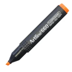 Artline EK660 Fluorescent Highlighter Chisel Tip 4.0mm Orange (1)