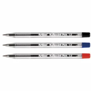 Artline EK8210-Black-Blue-Red Ballpoint Pens