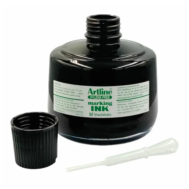 Artline ESK3 Refill Ink for Permanent Markers 330ml Black