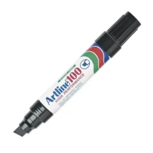 EK-100-BLACK-Artline EK100 Chisel Point Industrial Marker 7.5mm Black-A
