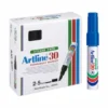 Artline EK30 Chisel Point Permanent Marker 2.5mm Red - Box 12