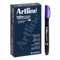 EPF-790-PURPLE-BOX-Artline EPF790 Supreme Metallic Markers Purple - Box 12-B
