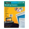 Fellowes A4 Binding Covers 300 Micron Clear 100s
