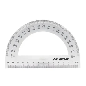 SDS Protractor 180 Degree 15cm