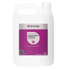 Life Solutions Alcohol Surface Disinfectant 70% Alcohol - 5 Litre