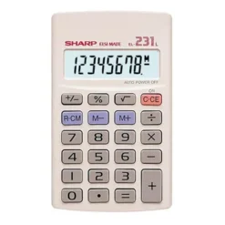 Sharp EL-231LB Pocket 8 Digit Calculator (5)