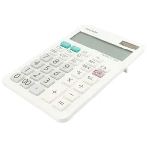 Sharp EL-334WB Mini Desk 12 Digit Calculator (3)