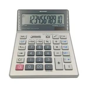 Sharp EL-2128V Personal Semi Desk 12 Digit Calculator.1