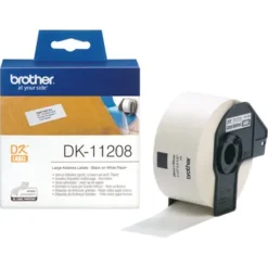 Brother DK-11208 White Large Address Label 38 x 90mm 400 Labels