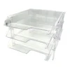 Bantex Vision 3 Tier Sliding Letter Tray - Blue