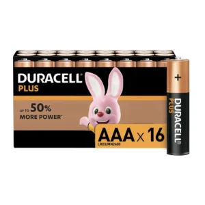 Duracell Plus Power AAA Batteries Pack 16