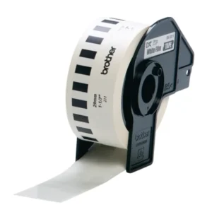 Brother DK-22211 Vinyl Film Continuous Roll 29mm x 15.24m - White - C