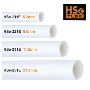 Brother HSe Heat Shrink Label Tube Sizes