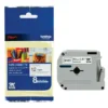 Brother M-K621B Non-Laminated Tape Black on Yellow 9mm