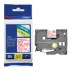 Brother TZe-211 Laminated Tape Black on White 6mm