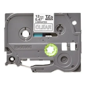 Brother TZe-135 Laminated Tape White on Clear 12mm-A1
