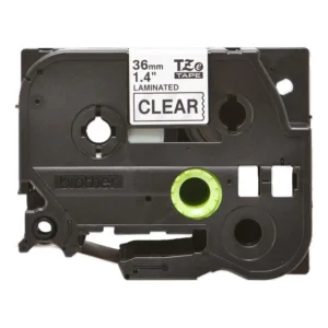 Brother TZe-161 Laminated Tape Black on Clear 36mm-A