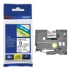 Brother TZe-621 Laminated Tape Black on Yellow 9mm