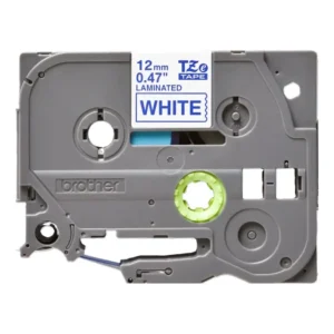 Brother TZe-233 Laminated Tape Blue on White 12mm-A