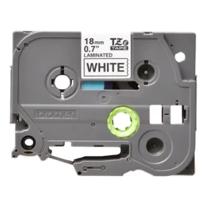 Brother TZe-241 Laminated Tape Black on White 18mm-A