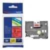 Brother TZe-431 Laminated Tape Black on Red 12mm