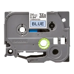 Brother TZe-551 Laminated Tape Black on Blue 24mm-A