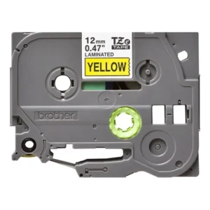 Brother TZe-631 Laminated Tape Black on Yellow 12mm-A