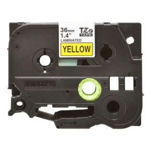 Brother TZe-661 Laminated Tape Black on Yellow 36mm-A