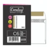 Leo Envelopes C6 Window Self Seal White - Pack 25