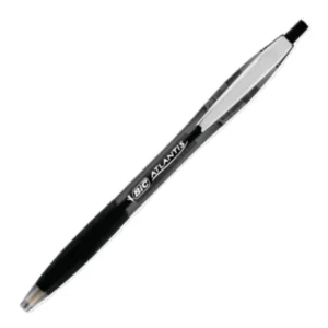 Bic Atlantis Ball Pen Retractable Medium 1.0mm Black B