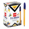 Bic Cello Tri-Mate Ballpoint Pen Medium 1.0mm Black - Box 50