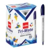 Bic Cello Tri-Mate Ballpoint Pen Medium 1.0mm Black - Box 50