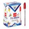 Bic Cello Tri-Mate Ballpoint Pen Medium 1.0mm Red - Box 50 A