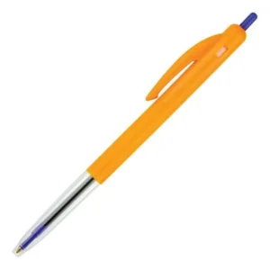 Bic Clic Ballpoint Pen Fine 0.8mm Blue - Box 60-A