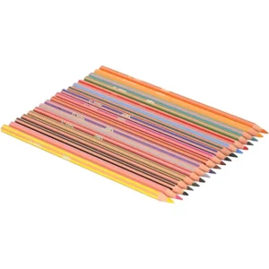 Bic Evolution Stripes Colour Pencil Crayons Wallet 24 (4)
